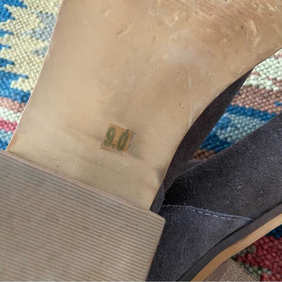 Steve Madden Legally Taupe Brown Suede Slouch Ankle Boots Size 9 - Picture 3 of 6